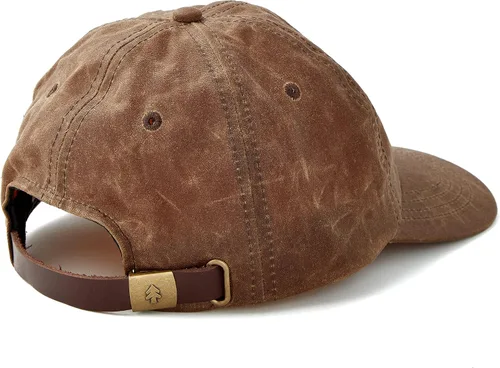 Vista 2 de Huckberry Sombrero de lona encerada de 6 paneles para hombre, altamente resistente al agua para protección