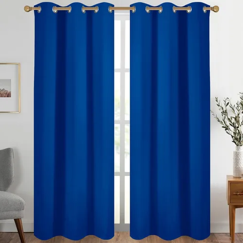 Vista 18 de Diraysid Cortinas opacas beige con ojales para dormitorio, con aislamiento térmico, cortinas de oscurecimiento de habitación, 38 x 54 pulgadas, 2