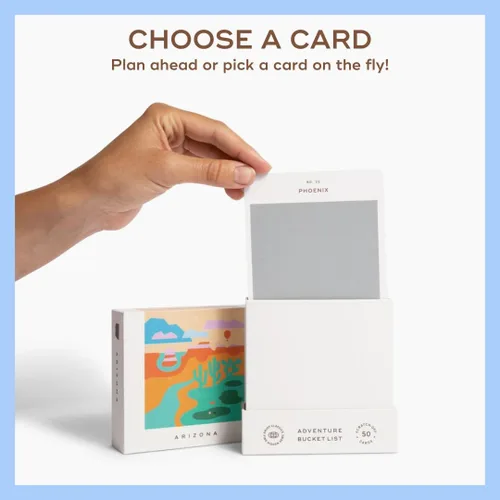 Vista 3 de Reach International Outfitters Lista de Aventuras de Arizona: 50 Tarjetas para Rascar para Actividades al Aire Libre, Atracciones Turísticas