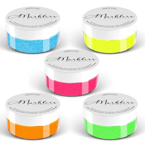Vista 175 de MARBLERS Polvo de mica natural grueso [perla azul acero] 0.11 onzas (0.11 oz) altamente pigmentado no tóxico, vegano, libre de crueldad animal