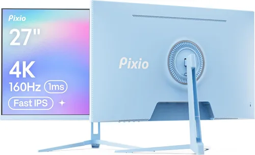 Vista 8 de Pixio PX27U Wave Beige 27 pulgadas 160Hz Frecuencia de actualización 4K 3840x2160p Resolución Panel IPS rápido 1ms GTG Tiempo de respuesta Monitor