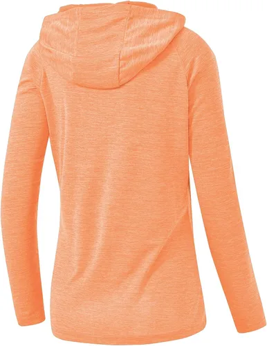 Vista 2 de TBMPOY - Camiseta de manga larga y capucha con protección solar FPU 50 + para mujer, para pesca, senderismo, salidas al aire libre, camiseta ligera