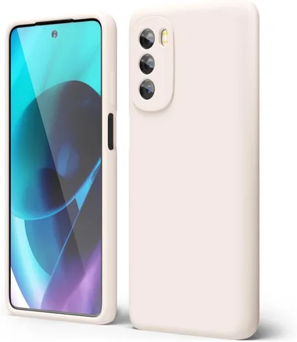 Vista 28 de oakxco para Motorola Moto G Stylus 5g 2021 Funda de teléfono de silicona líquida, delgada y suave, de goma de caucho, TPU, cubierta simple y lisa