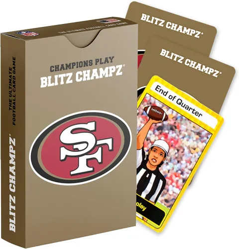 Vista 6 de Blitz Champz Arizona Cardinals – Cartas de juego oficiales de la NFL y regalos de los Cardinals para hombres y mujeres, divertidos juegos de cartas