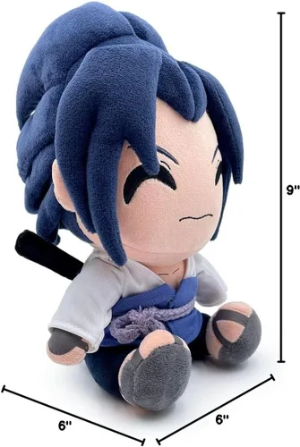 Vista 6 de Youtooz Sasuke - Peluche coleccionable de Sasuke Uchiha de Naruto Naruto Plush Collection de 9 pulgadas