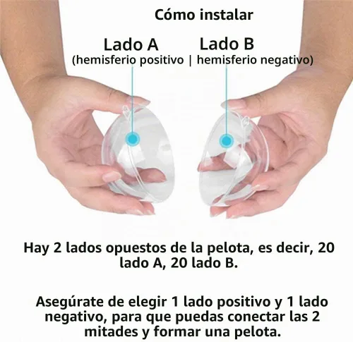 Vista 3 de Paquete de 20 bolas transparentes para decoración del hogar, fiesta