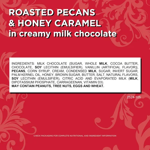 Vista 3 de Pangburn's of Texas Millionaires - Pecanas cubiertas de chocolate con leche, bolsa de 16.75 onzas