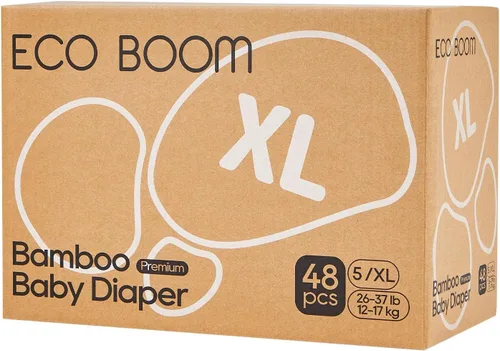 Vista 10 de ECO BOOM Pañales prematuros, viscosa de bambú, pañales desechables suaves naturales para bebés, tamaño 0 adecuado para hasta 7 libras