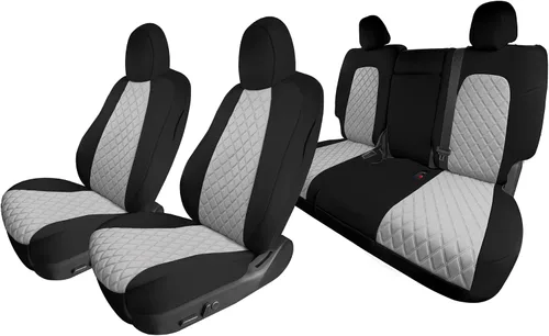 Vista 11 de FH Group Fundas de asiento de automóvil de ajuste personalizado hechas específicamente para Tesla Model Y Ultraflex 2020-2025, fundas de asiento