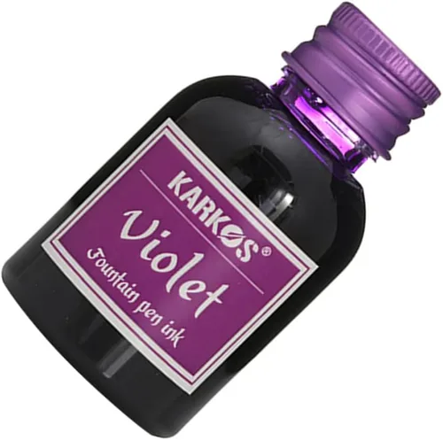 Vista 3 de Tinta embotellada de 1.0 fl oz para plumas estilográficas, morado brillante, tinta de caligrafía, escritura artística, dibujo, pintura, tinta