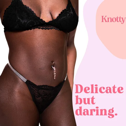 Vista 4 de #getknotty Ropa interior anudada - Tanga de tiras paquete de 3 XS