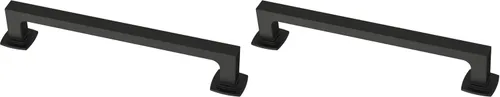 Vista 41 de Franklin Brass (1 paquete) – Manijas de gabinete color negro mate, centro de agujero de 3-3/4 pulgadas, tiradores para cajones, puerta de gabinete