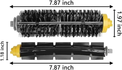 Vista 3 de Replacement Bristle & Flexible Beater Brush Compatible with iRobot Roomba 600 and 700 Series 691, 692, 693, 694, 695, 696