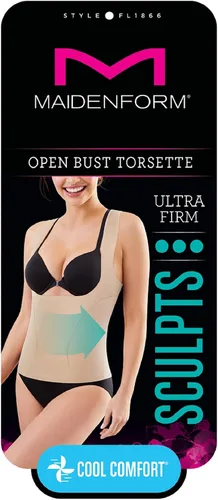 Vista 3 de Maidenform Women's Wear Your Own Bra Shapewear Torsette Fl1866
