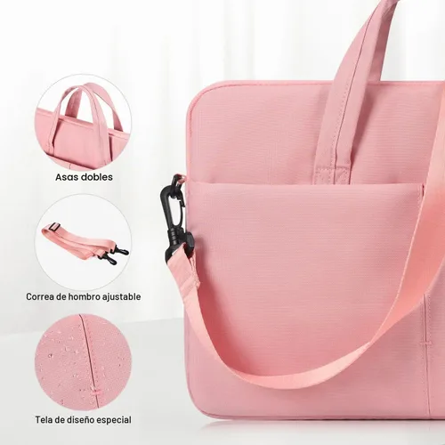 Vista 7 de Funda para laptop de 14 pulgadas para HP Chromebook14/Stream, Lenovo IdeaPad Flex 5, MacBook Air 15.3 M5, bolsa de transporte para laptop de 13.5