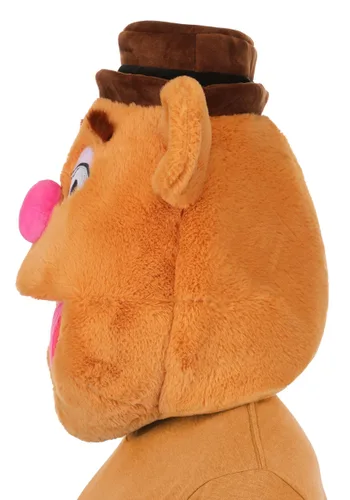 Vista 4 de Máscara de Disfraz Adulto de Fozzie de Disney The Muppets Multicolor