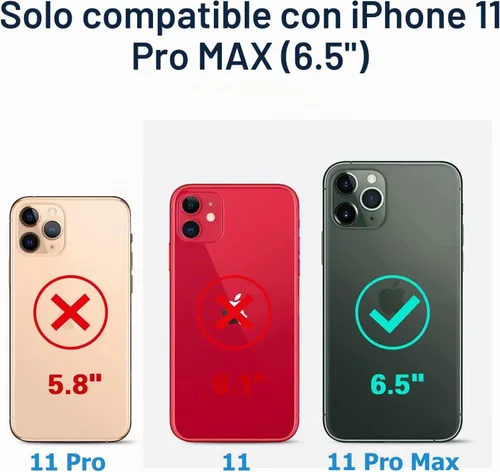 Vista 2 de Cargador extendido portátil recargable de alta capacidad mejorado de 10000 mAh para iPhone 11 Pro Max (6.5 pulgadas), compatible con iPhone 11 Pro