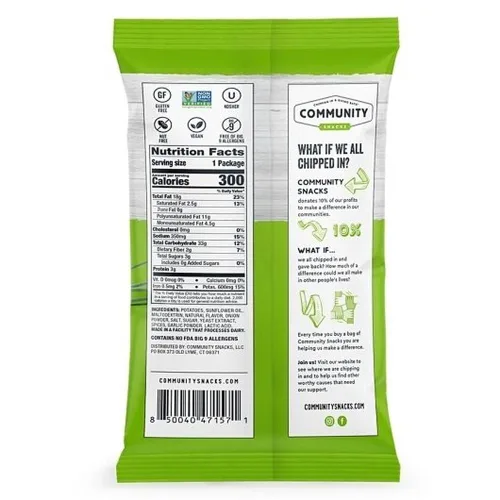 Vista 8 de Community Snacks Papas Fritas (All Mixed Up, 1 Onza (Paquete de 80))