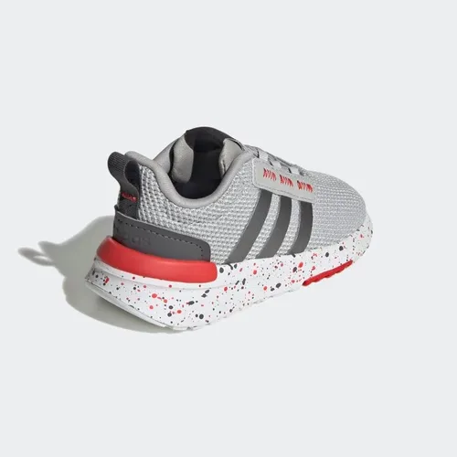 Vista 6 de adidas Tenis Racer TR21 unisex para niños, Gris, Negro