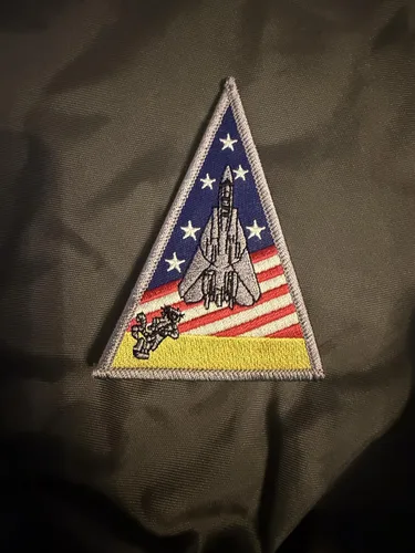 Vista 5 de F-14 Tomcat Triangle Patch - con gancho y bucle, 4