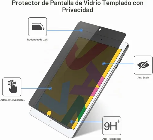 Vista 4 de ProCase Protector de pantalla de privacidad anti espía para iPad 10.2, 1