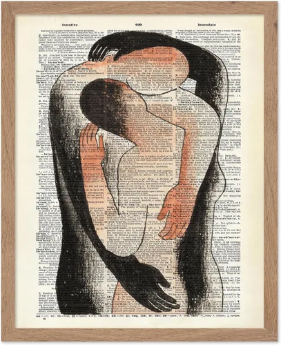 Vista 24 de Poster Master Póster de Arte del Diccionario - Impresión Retro de Mujer Soldadora - Arte de Sándwich de Queso a la Parrilla - Regalo para Ella