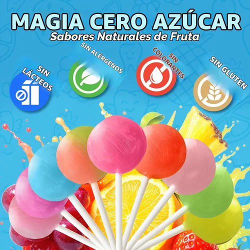 Vista 3 de Zollipops - Paquete variado navideño - Paletas Clean Teeth, 3.1 onzas