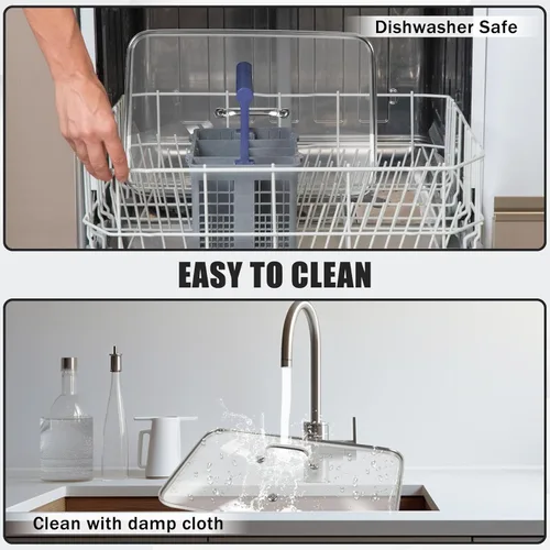 Vista 6 de Tapa de vidrio para plancha Vayepro de 17 pulgadas, accesorio transparente para olla, baño de vidrio, mantener caliente y evitar salpicaduras