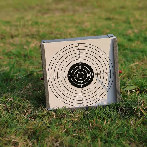 Vista 4 de Target Bb Gun Target, Bb Gun Target, viene con 20 objetivos de papel y, reinicio automático, cuadrado, hierro, diseño portátil adecuado
