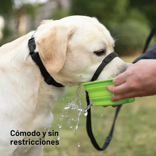 Vista 6 de SVD.PET Collar de cabeza de perro sin tirones para paseos más fáciles, protector a prueba de mordeduras para aumentar la comodidad, diseño simple