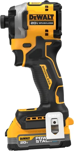 Vista 5 de DEWALT Kit de taladro de impacto inalámbrico ATOMIC de 20 V, 1/4 de pulgada, batería y cargador incluidos (DCF850E1)