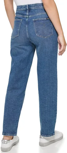 Vista 4 de Calvin Klein Vaquero de talle medio para mujer