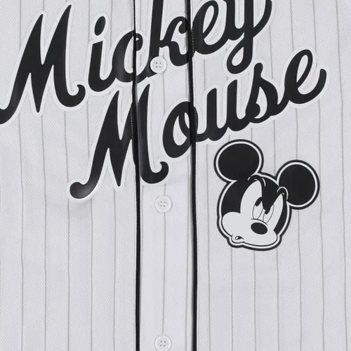 Vista 5 de Disney Mickey Mouse - Camiseta de manga corta con botones para hombre #28
