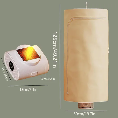 Vista 7 de 3 in 1 Multifunctional Portable Dryer for Apartments, Shoe Dryers for Sneakers, Desk Heater Clothes Dryer Shoe Dryer Heater for Family Dormitory