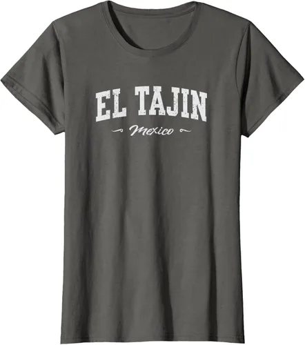 Vista 9 de Camiseta de recuerdo deportivo El Tajin Mexico, Negro
