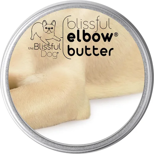Vista 9 de The Blissful Dog Mantequilla de codo para callos secos y agrietados, bálsamo para perros seguro para lamer, bálsamo calmante para codos con manteca