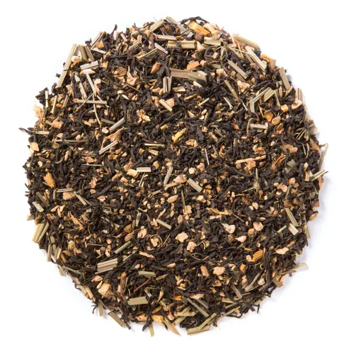 Vista 2 de Davidson's Organics, Ginger Chai, té de hojas sueltas, bolsa de 16 onzas