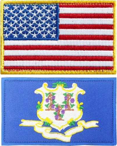 Vista 38 de stidsds Paquete de 2 parches bordados con la bandera de Estados Unidos de Alabama Alabama, bandera de Estados Unidos, bandera de Estados Unidos