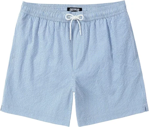 Vista 26 de Men's Swim Shorts Seersucker Swimming Trunks for Men Beach Shorts Quick Dry Bathing Suit 5"/7"/9" with Pockets