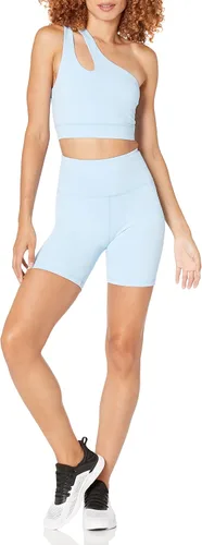 Vista 3 de The Drop Lorrie - Pantalón corto de ciclismo de tiro alto para mujer