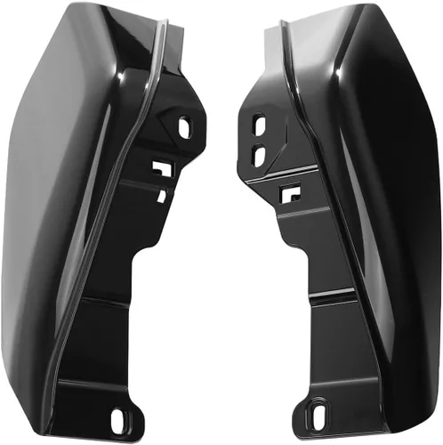 Vista 24 de HR3 Auburn Sunglo & Black Hole con escudo térmico de aire con marco medio deflectores compatibles con 2019 CVO Limited FLHTKSE Adecuado para Harley