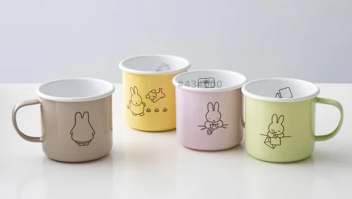 Vista 8 de Taza Miffy Pastel 3.1 in Gris Pálido Verde pálido