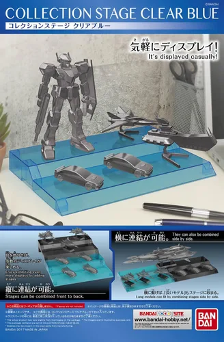 Vista 6 de BANDAI Modelo Kit 21051 – 57368 Colección Stage, Azul/Transparente