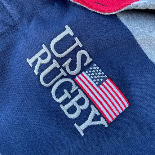 Vista 5 de Jersey de rugby de USA Grey Hoops