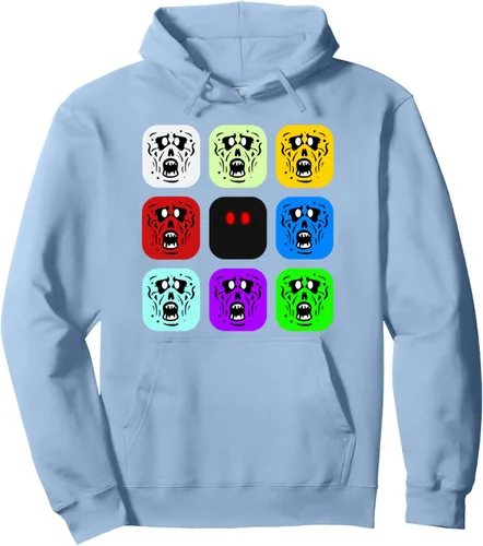 Vista 6 de Sudadera con capucha Zombie Rush Zombies, Negro, S
