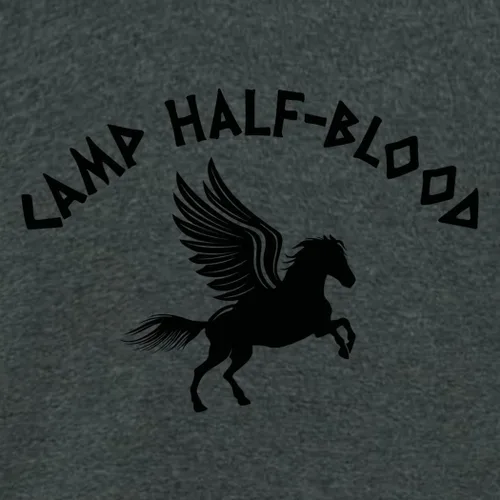 Vista 2 de shop4ever Camiseta Camp Half Blood para jóvenes de Semigod para niños