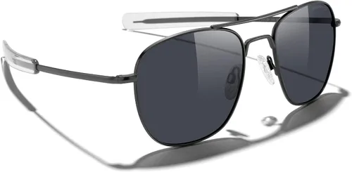 Vista 6 de MERRY'S Gafas de sol polarizadas militares clásicas cuadradas aviador para hombres o mujeres S8636