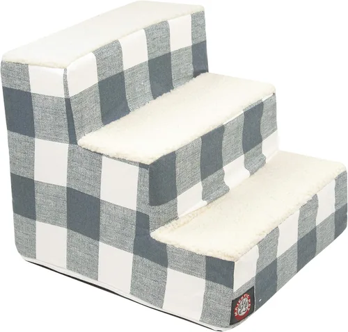 Vista 42 de Majestic Pet - Escaleras portátiles para mascotas suave escalón de espuma de sherpa escalones para perros y gatos rampa para cachorros