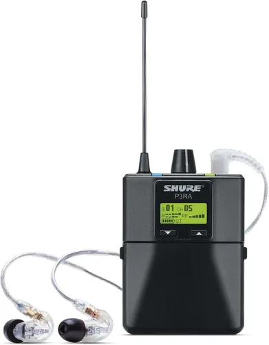 Vista 5 de Shure P3RA Receptor inalámbrico de alta calidad para sistemas de monitoreo personal PSM300 - Banda J13