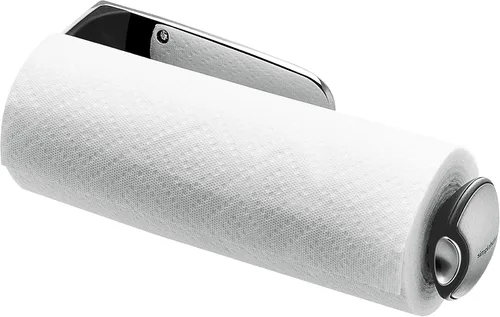 Vista 2 de simplehuman Soporte para toallas de papel de montaje en pared, acero inoxidable